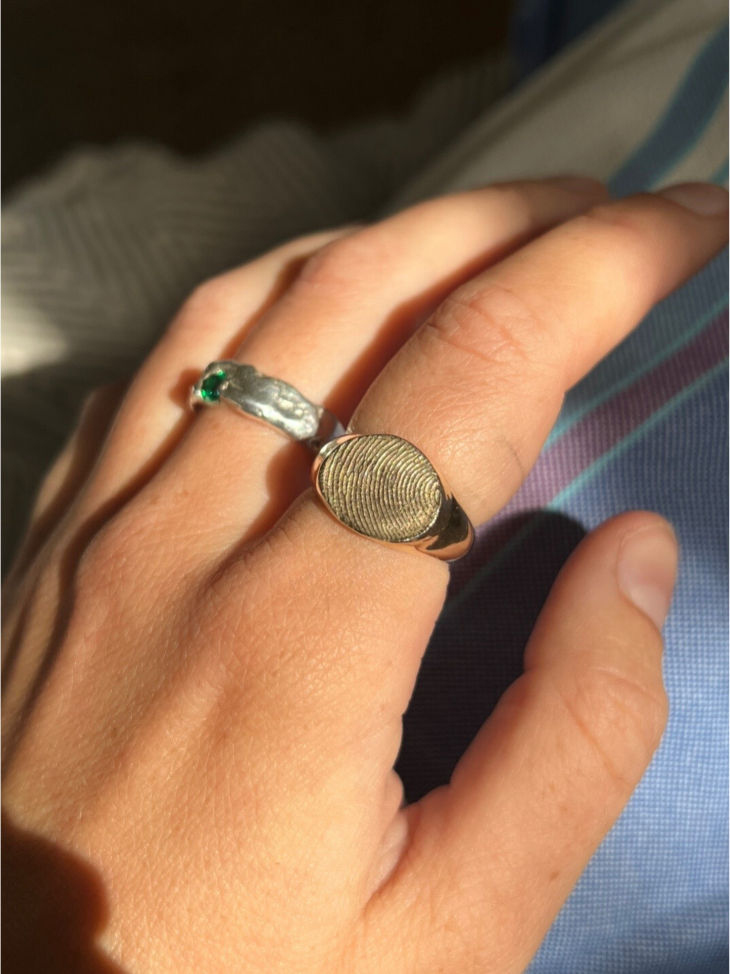 Eternal Ring™ - The Classic Fingerprint Signet Ring